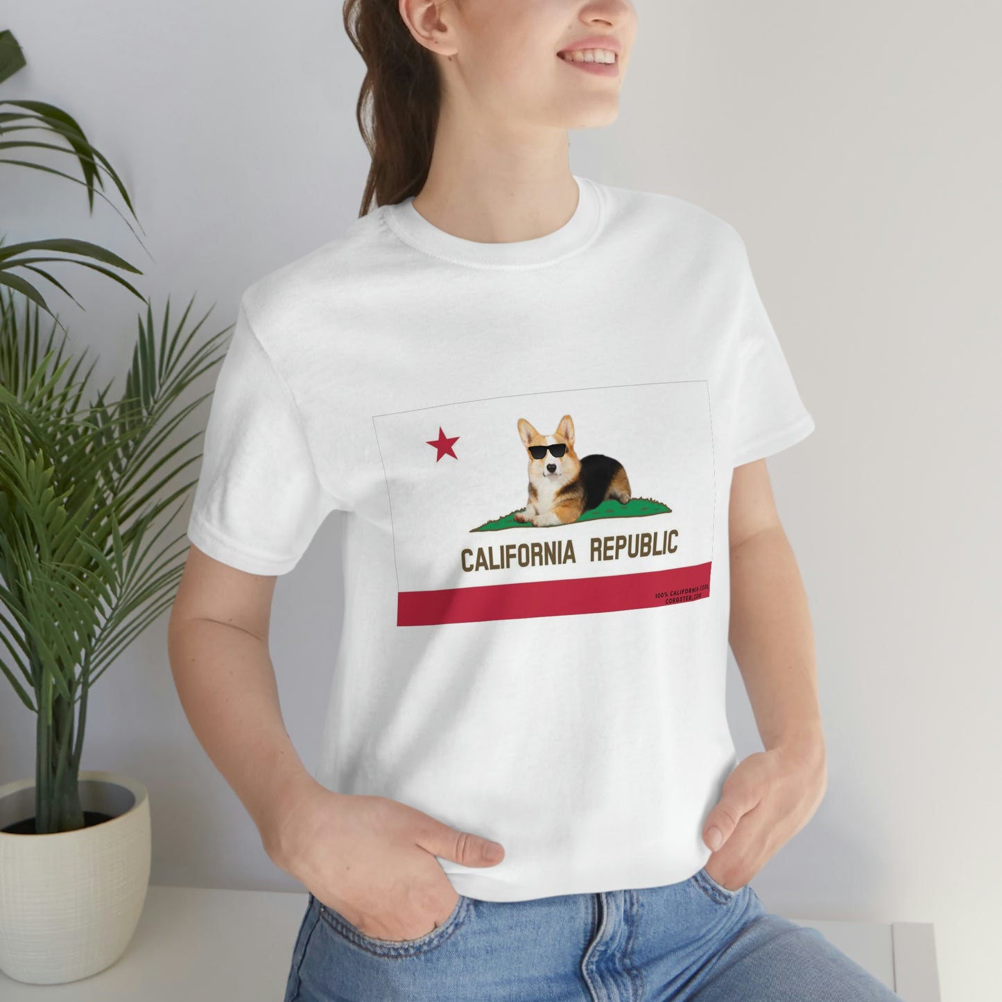 Republic of Corgifornia - Cool Corgster T-shirt