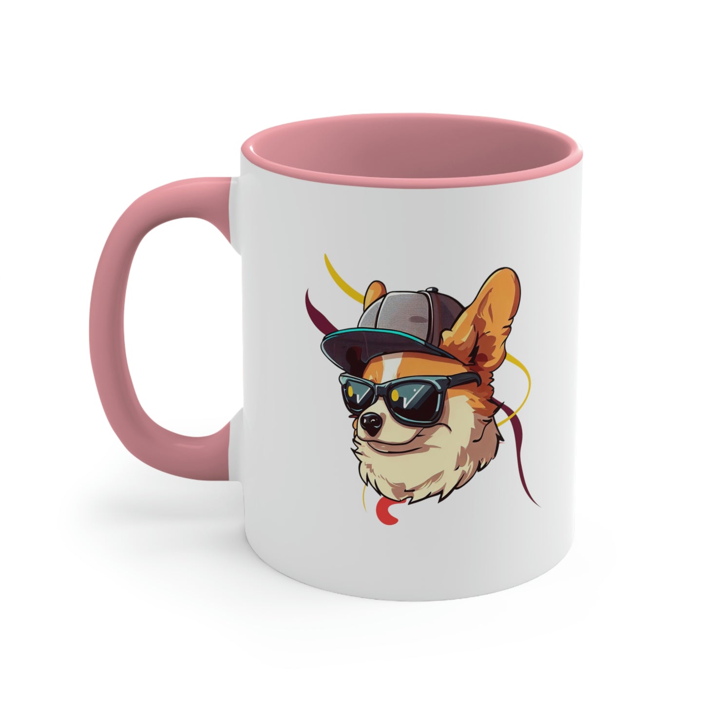 Hipster Corgster - Cool Corgi Coffee Mug, 11oz