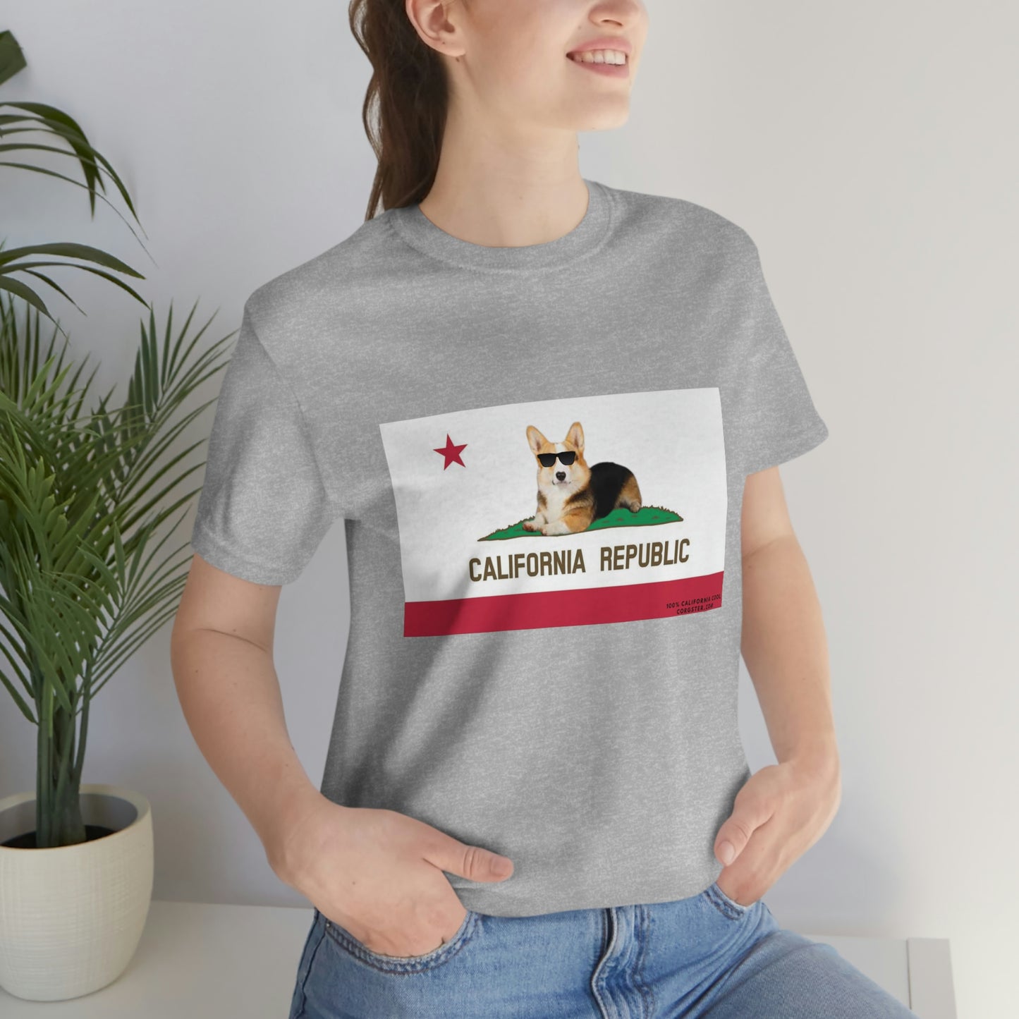 Republic of Corgifornia - Cool Corgster T-shirt