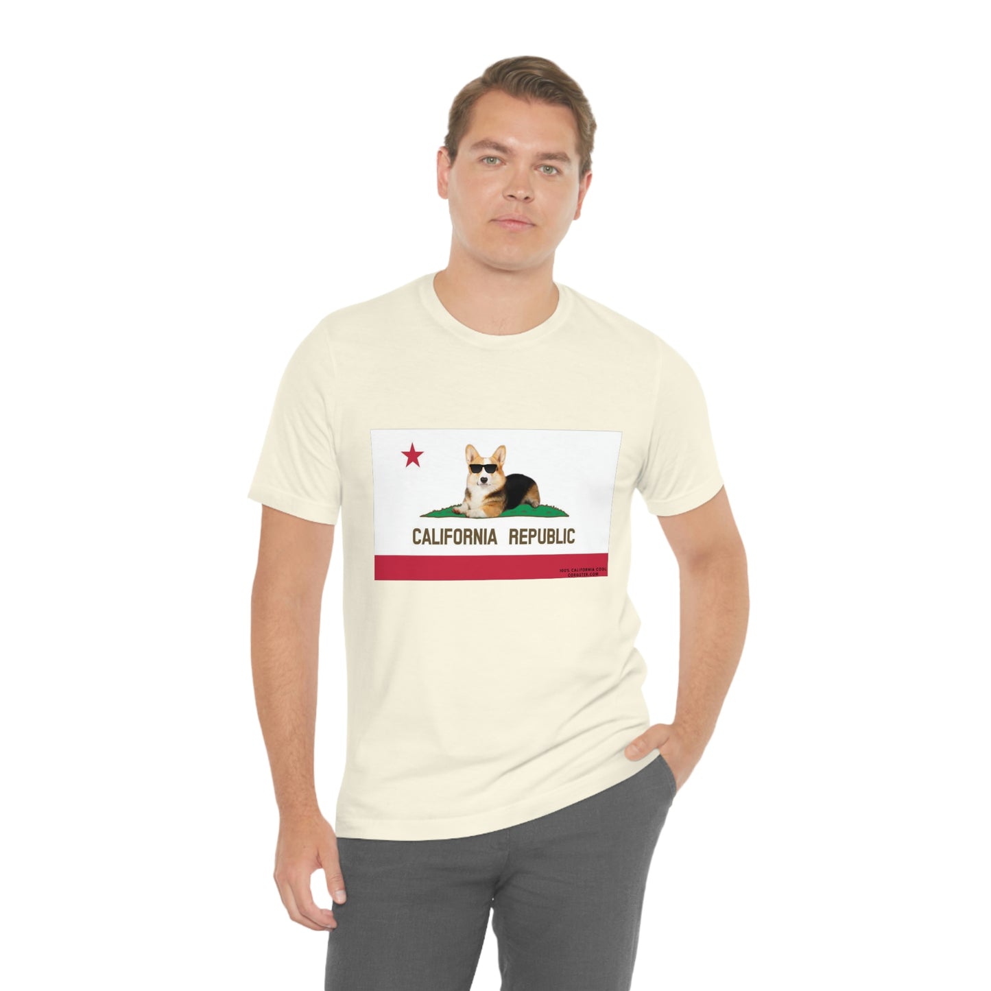 Republic of Corgifornia - Cool Corgster T-shirt