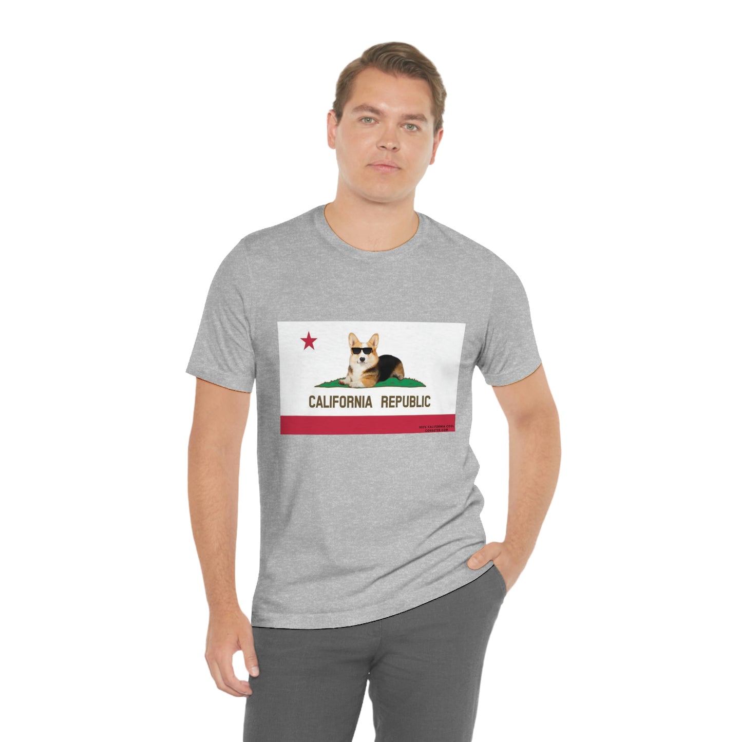 Republic of Corgifornia - Cool Corgster T-shirt