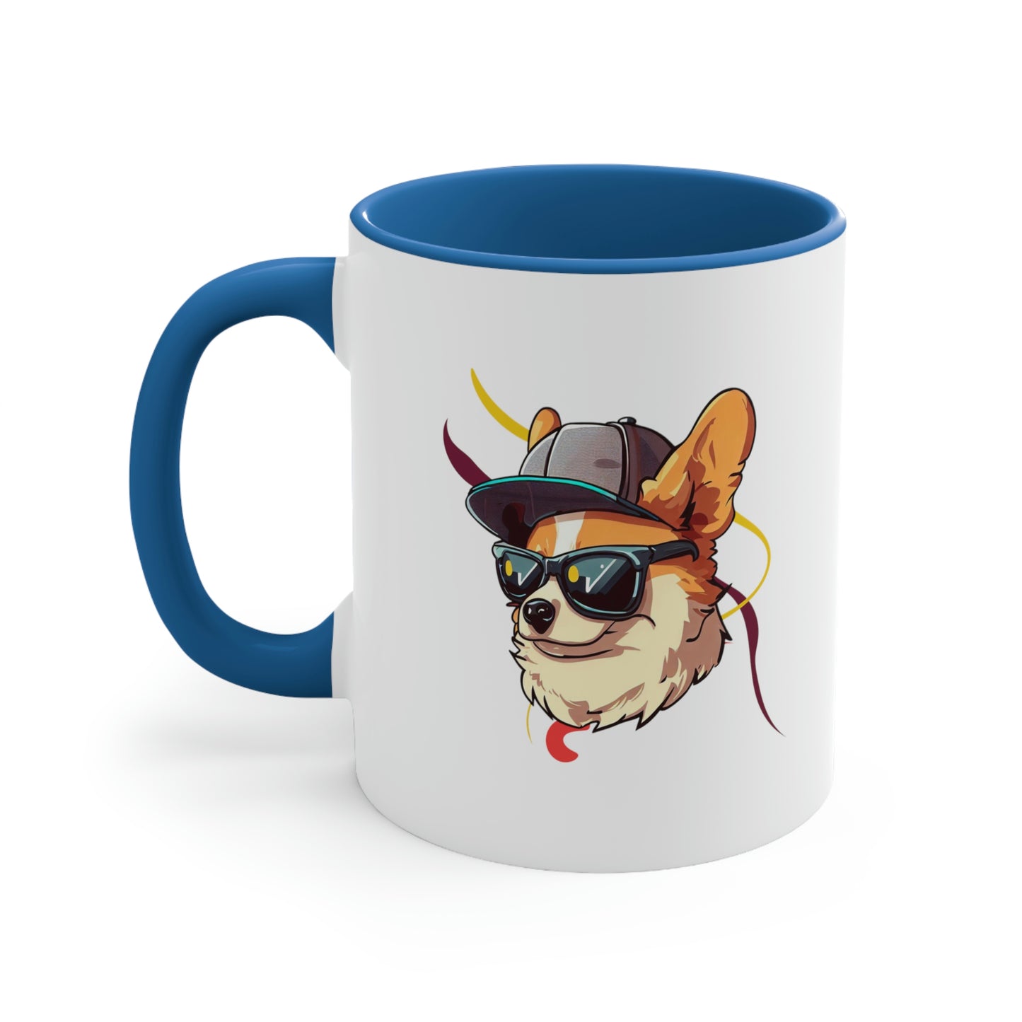 Hipster Corgster - Cool Corgi Coffee Mug, 11oz