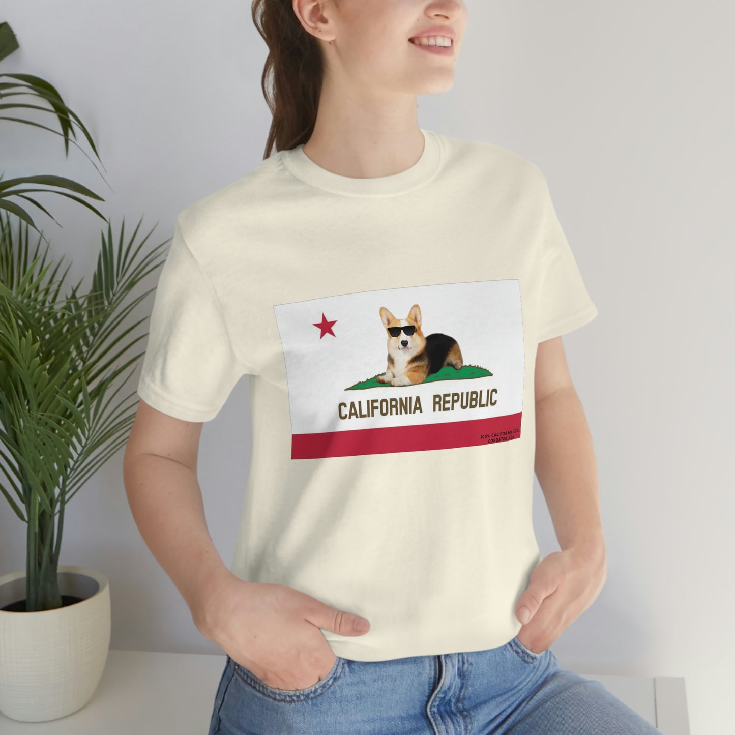 Republic of Corgifornia - Cool Corgster T-shirt