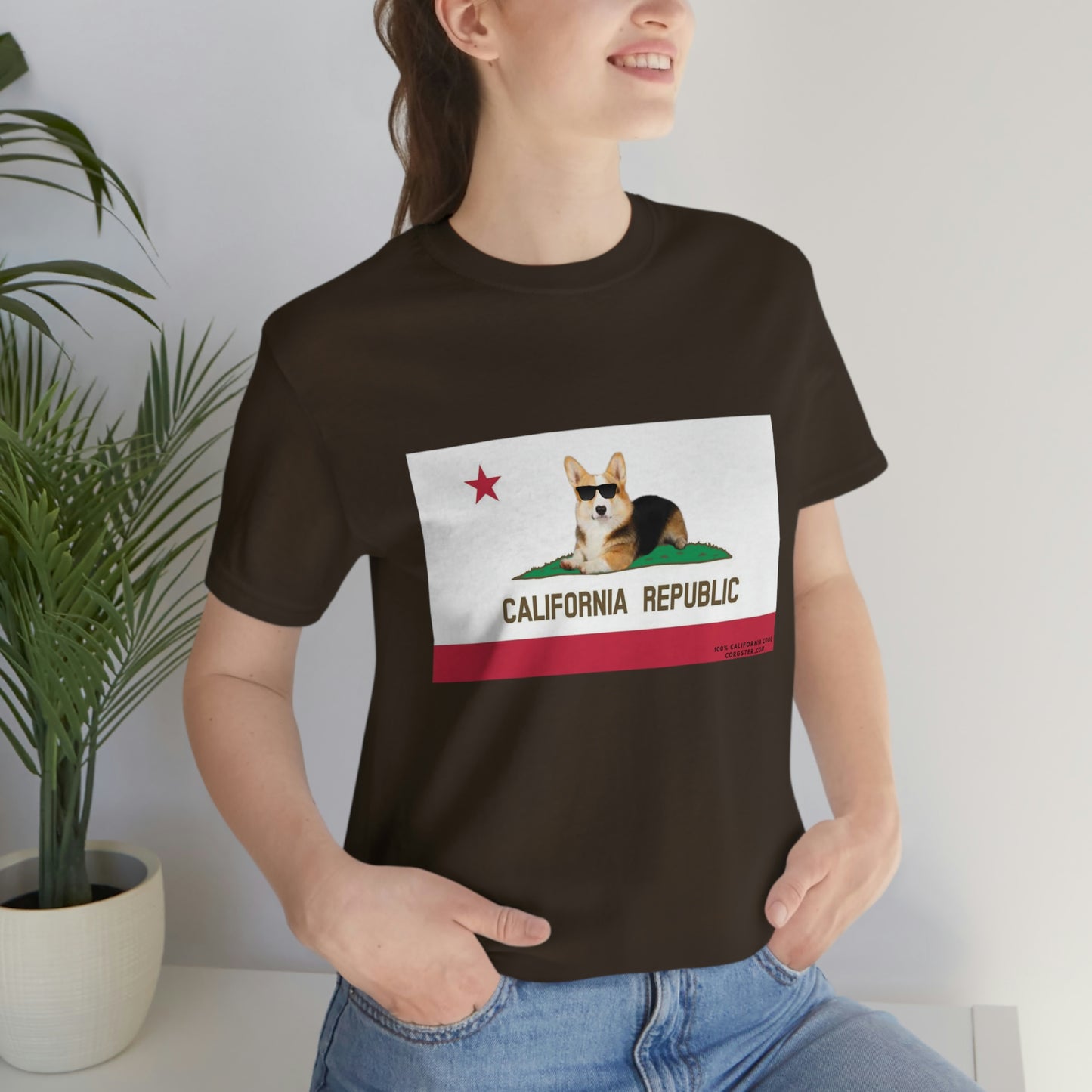 Republic of Corgifornia - Cool Corgster T-shirt