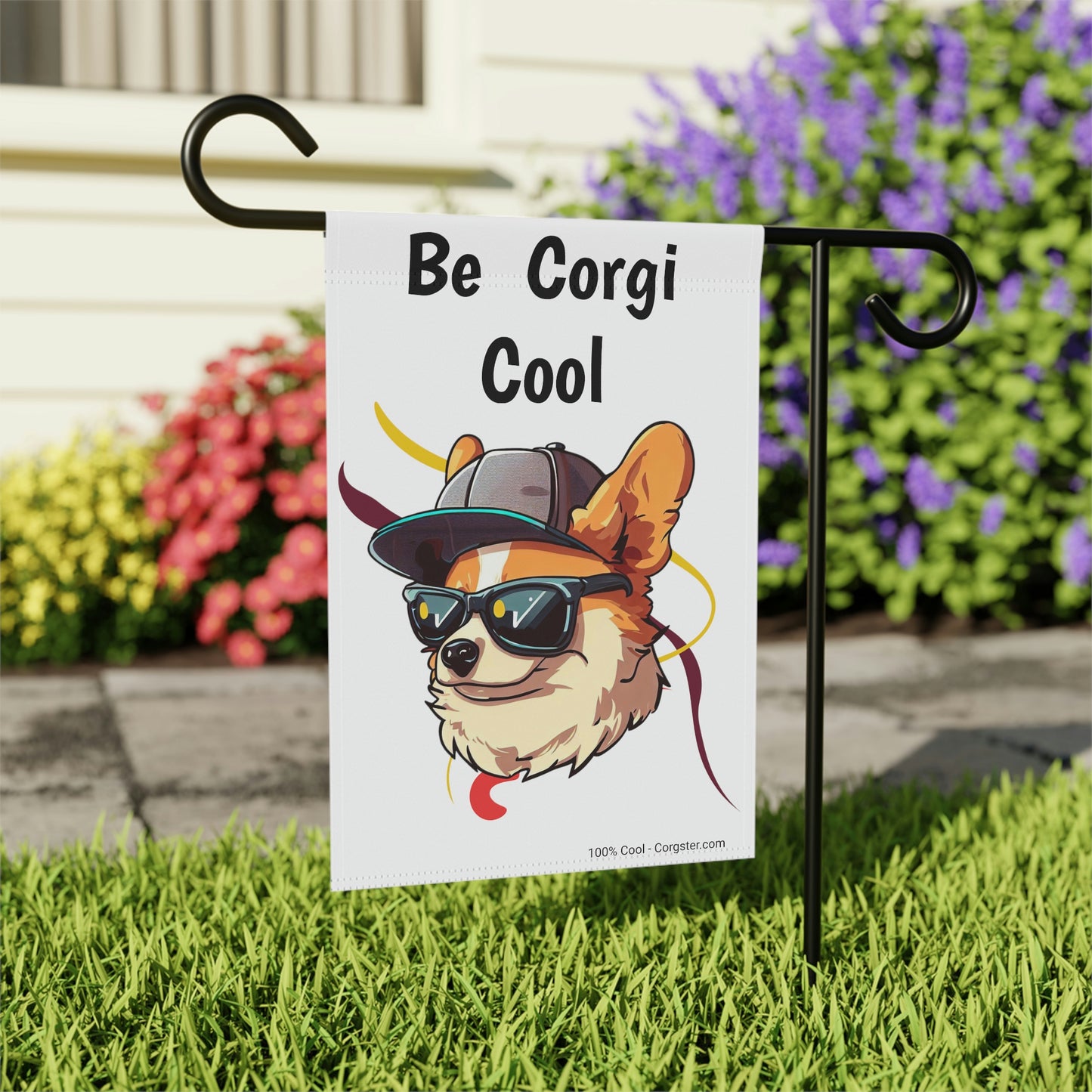 Be Corgi Cool - Corgster Garden & House Banner