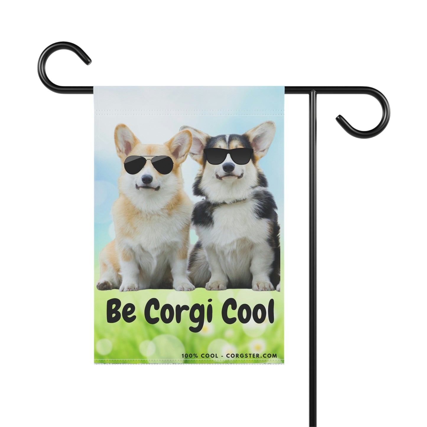 Be Corgi Cool!  corgster.com Garden & House Banner