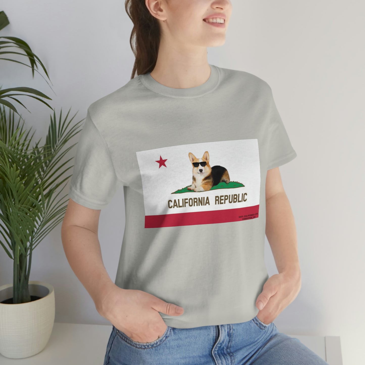 Republic of Corgifornia - Cool Corgster T-shirt