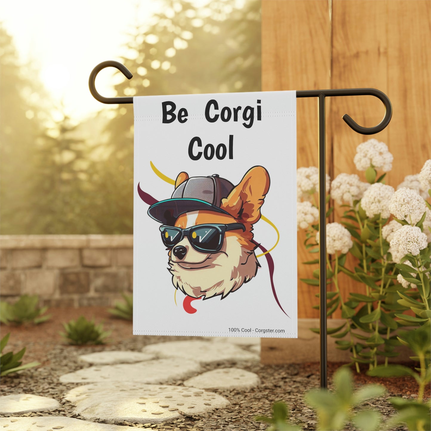Be Corgi Cool - Corgster Garden & House Banner